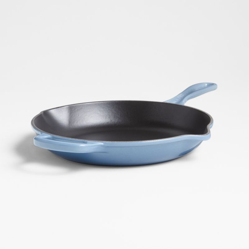Le Creuset Signature Chambray 10" Skillet | Crate & Barrel | Crate & Barrel