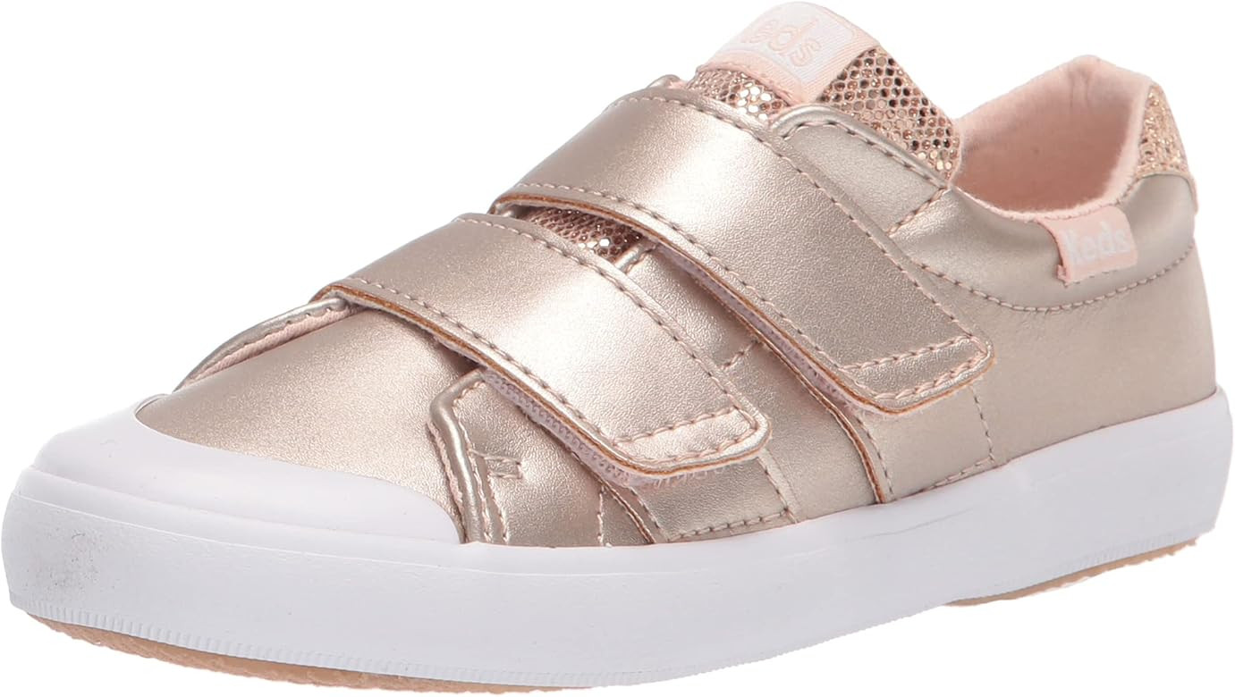 Amazon.com | Keds unisex child Courtney Hook & Loop Sneaker, Rose Gold, 8 Little Kid US | Sneaker... | Amazon (US)
