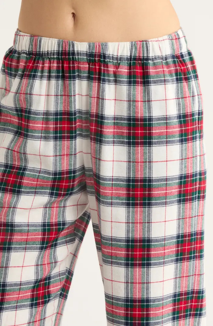 Eberjey Plaid Cotton Flannel Pajamas | Nordstrom | Nordstrom