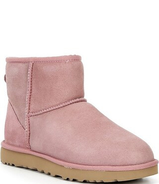 UGG Classic Mini II Suede Water Resistant Family Matching Ankle Booties | Dillard's | Dillard's