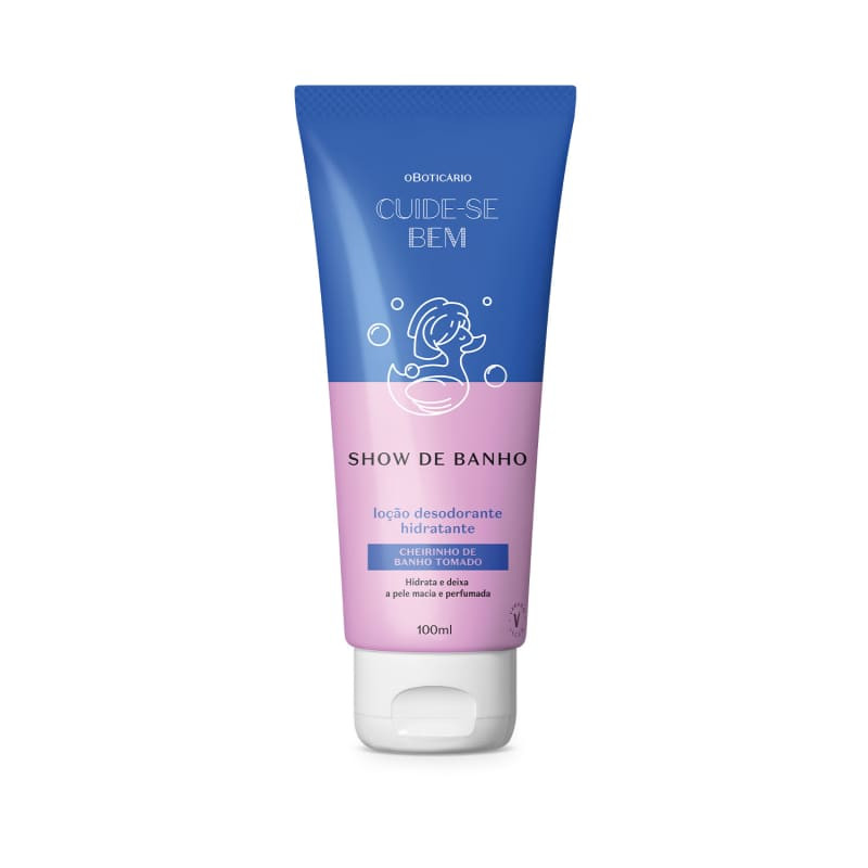 Loção Desodorante Hidratante Corporal Cuide-se Bem Show de Banho 100ml | oBoticario (BR)
