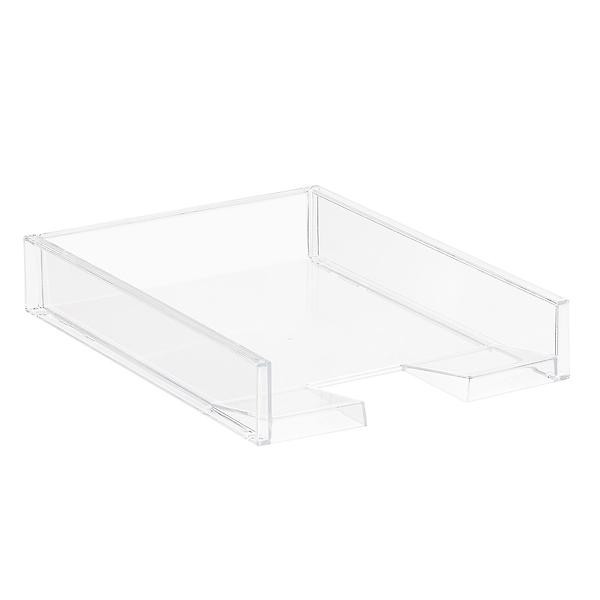 like-it Portrait Letter Tray Clear | The Container Store
