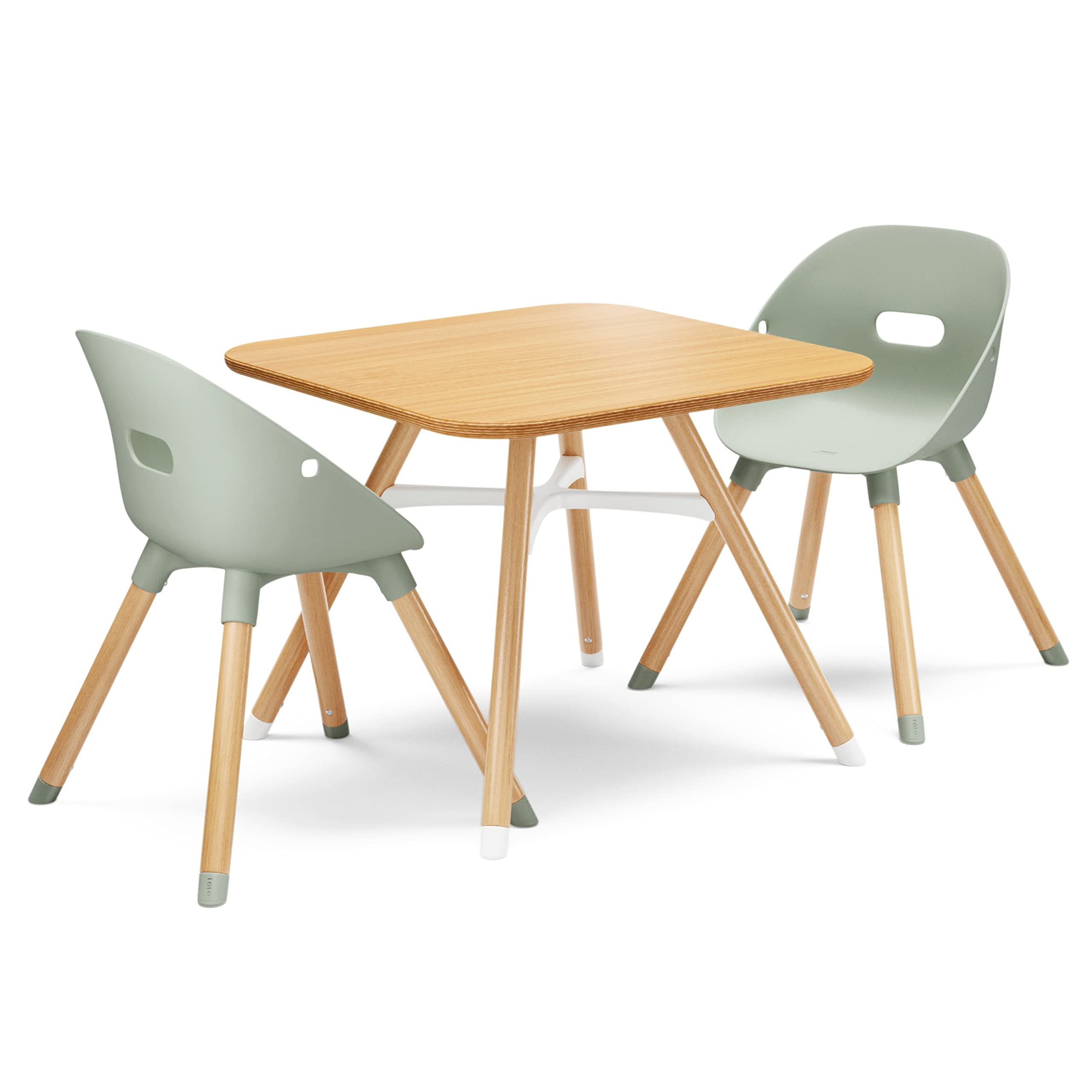 Lalo The Play Kit, Kids Table and Chairs Set with Sustainably Sourced Wood Kids Table & Set of 2 ... | Amazon (US)