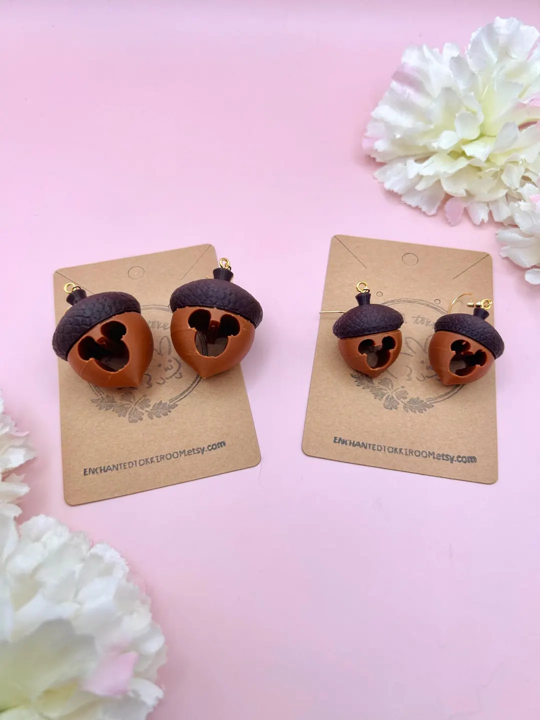 Mickey Acorn Earrings Acorn Earrings Fall Earrings Mickey Mouse Earrings Disney Earrings Fall Sea... | Etsy (US)