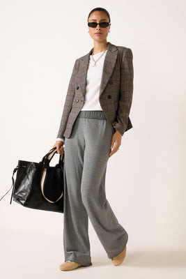 PERFECTWHITETEE Women's Marley Fleece Pants, Size Small, Grey | Evereve