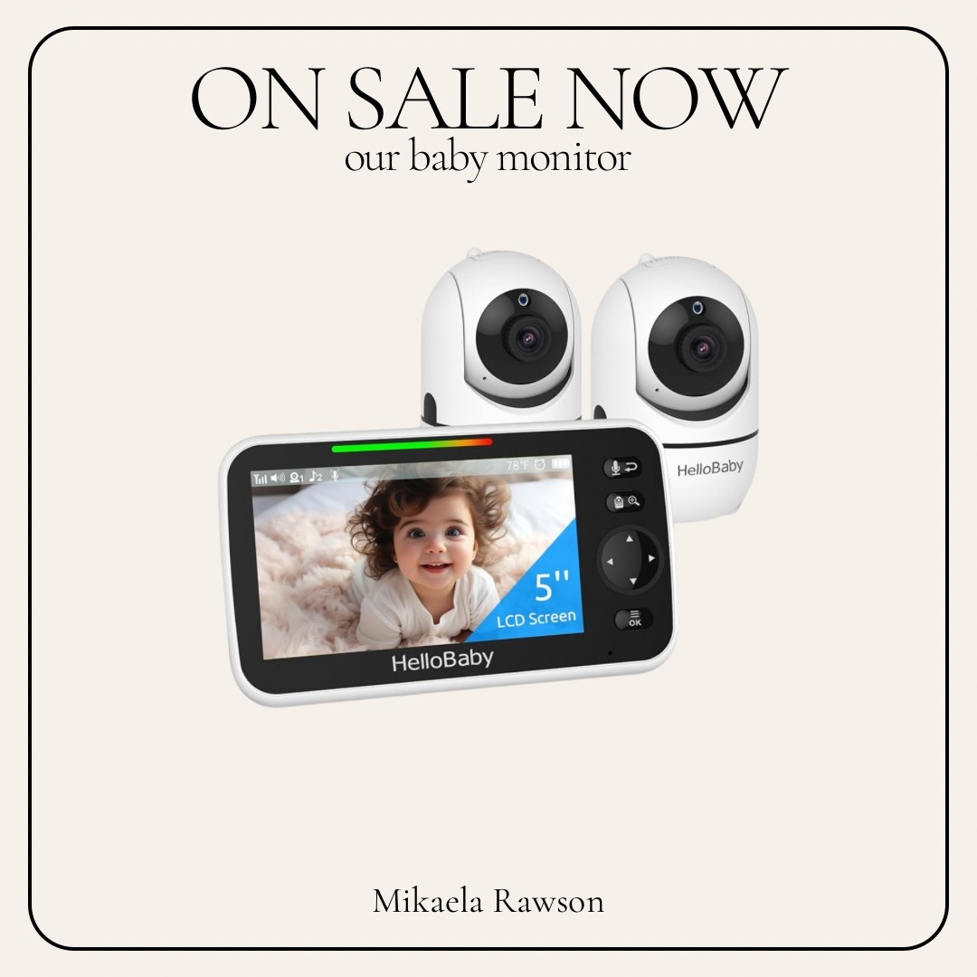ON SALE NOW! Our affordable baby monitor is on super sale right now! Run don’t walk! We bought the one with two cameras, one for the nursery and one for on the go if needed 🤍

#LTKBaby #LTKBump #LTKSaleAlert