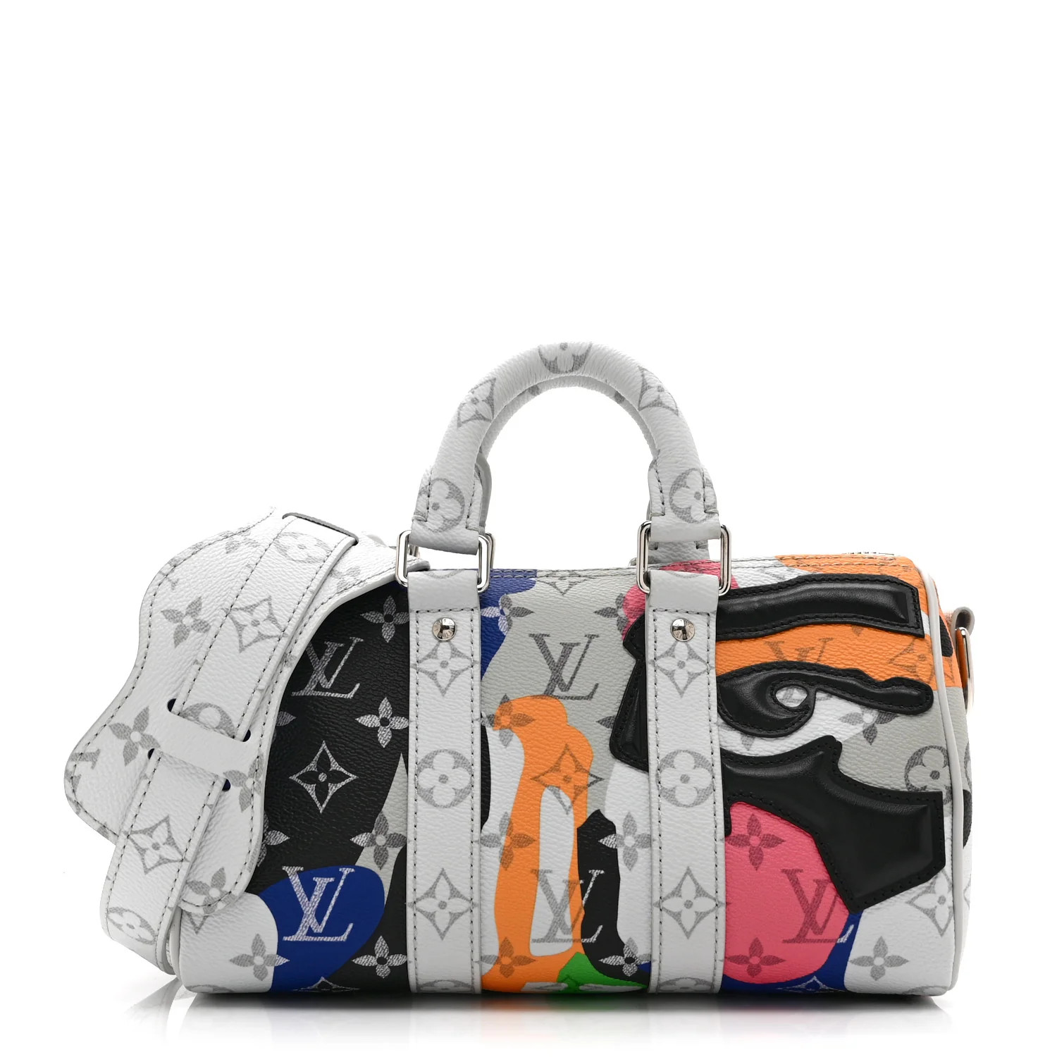 Monogram Calfskin Keepall Bandouliere 25 Multicolor | FASHIONPHILE (US)
