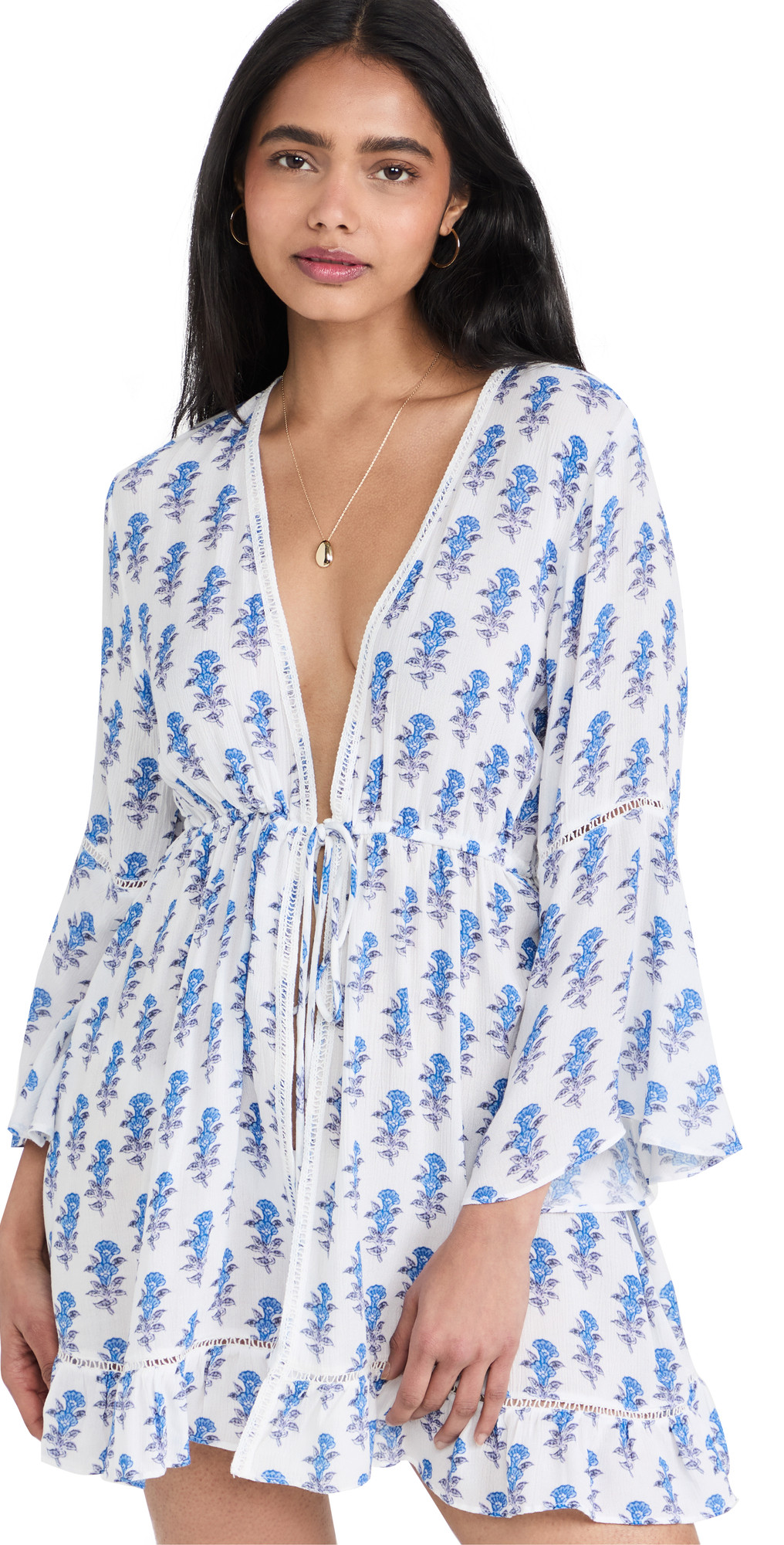 Mini Border Print Kimono | Shopbop