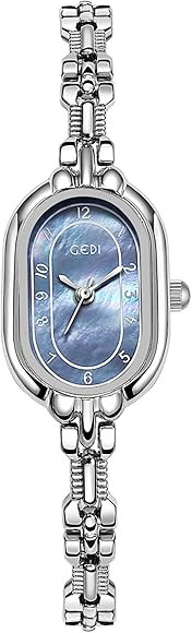 FANMIS Women's Vintage Oval Watches Luxury Minimalism Bracelet Small Gold Watch Ladies Analog Wat... | Amazon (US)