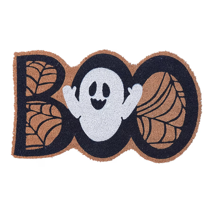 Haunted Living 1-1/2-ft x 2-1/2-ft Natural Coir/Latex Irregular Indoor or Outdoor Decorative Fall... | Lowe's