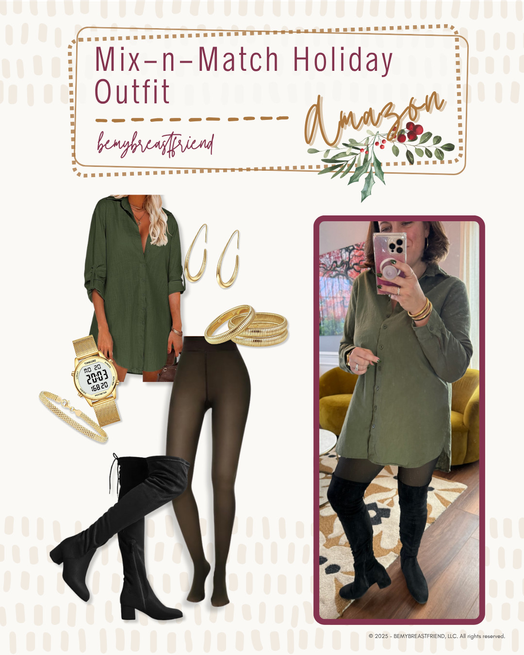 Amazon | Mix-n-Match Holiday Outfit 

 #LTKHoliday #LTKgrwm #LTKSeasonal
