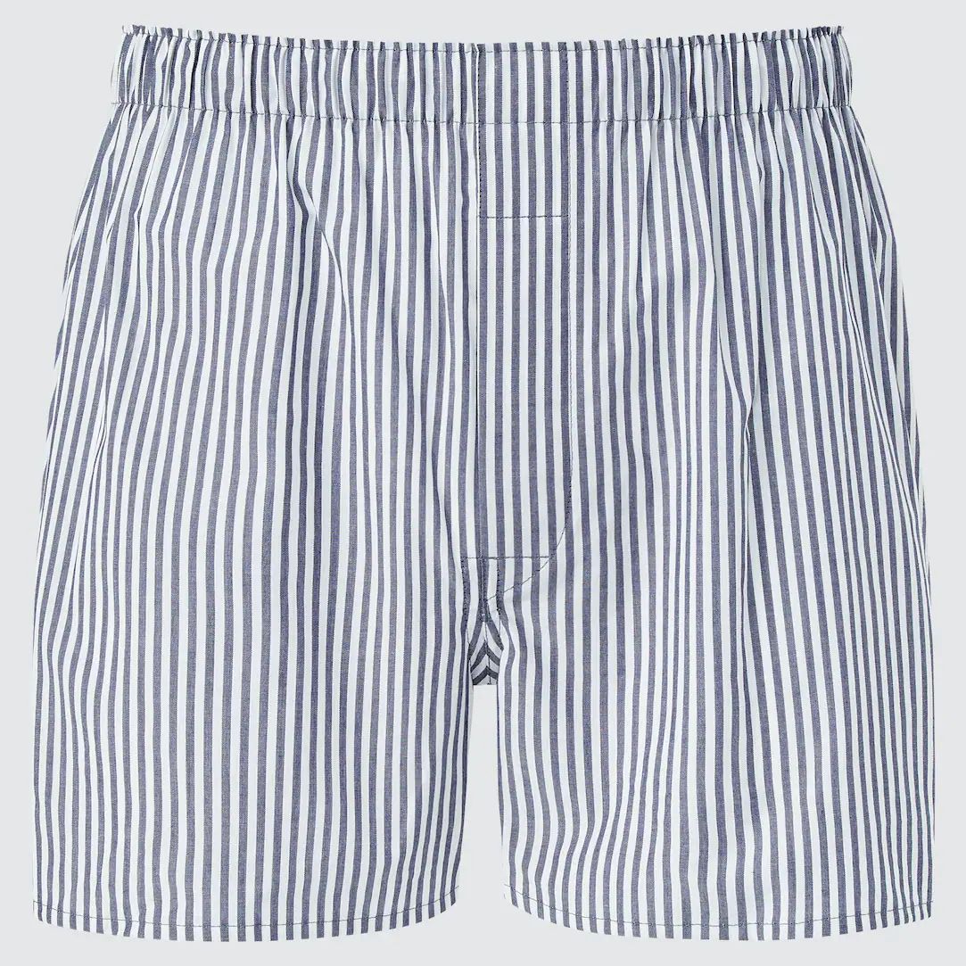Woven Striped Boxer Shorts | UNIQLO (UK)