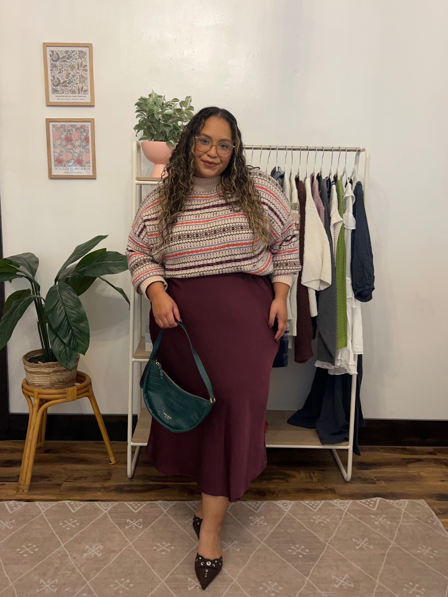 Plus size Thanksgiving outfit idea! This look is under $45
Old navy 50% off through 10/29
Fair isle sweater 
Satin slip skirt 
Plum 

#LTKPlusSize #LTKSaleAlert #LTKFindsUnder50
