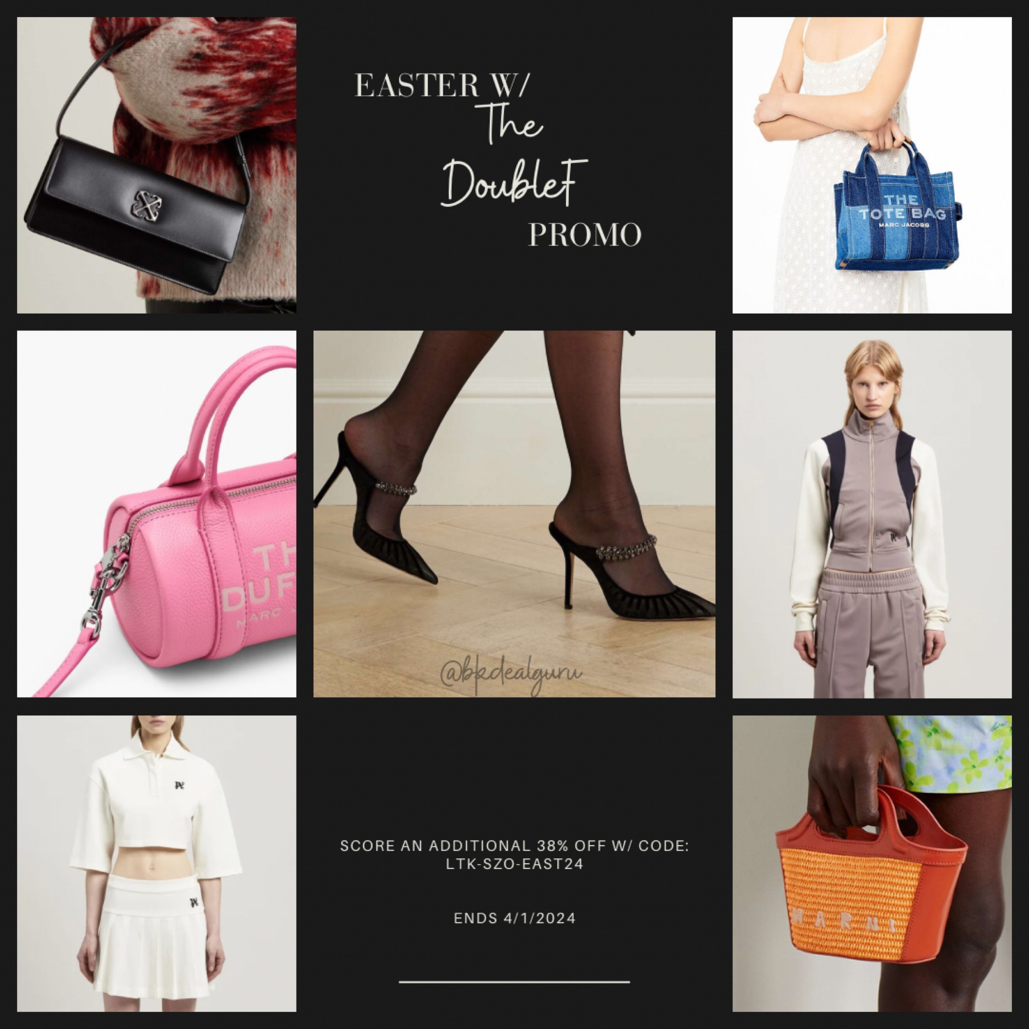 We all love an Easter sale! Hop into spring with this 38% off promo with The DoubleF!!

Code: LTK-SZO-EAST24

#LTKsalealert #LTKstyletip #LTKswim