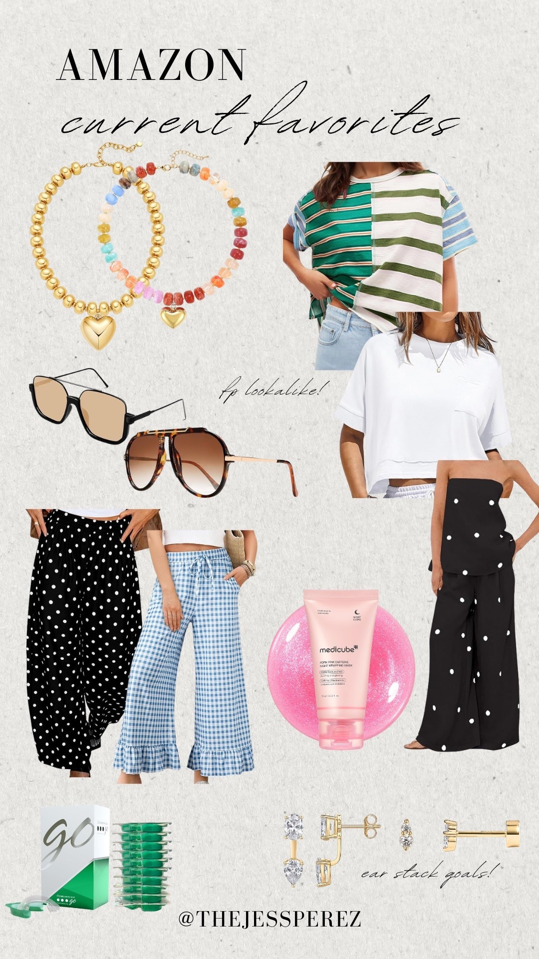 Current favorites found on Amazon! 

We love a good look alike, sunnies, accessories, comfy pants for summer, cute sets and self care! 

#LTKmomlife #LTKSeasonal #LTKselfcare