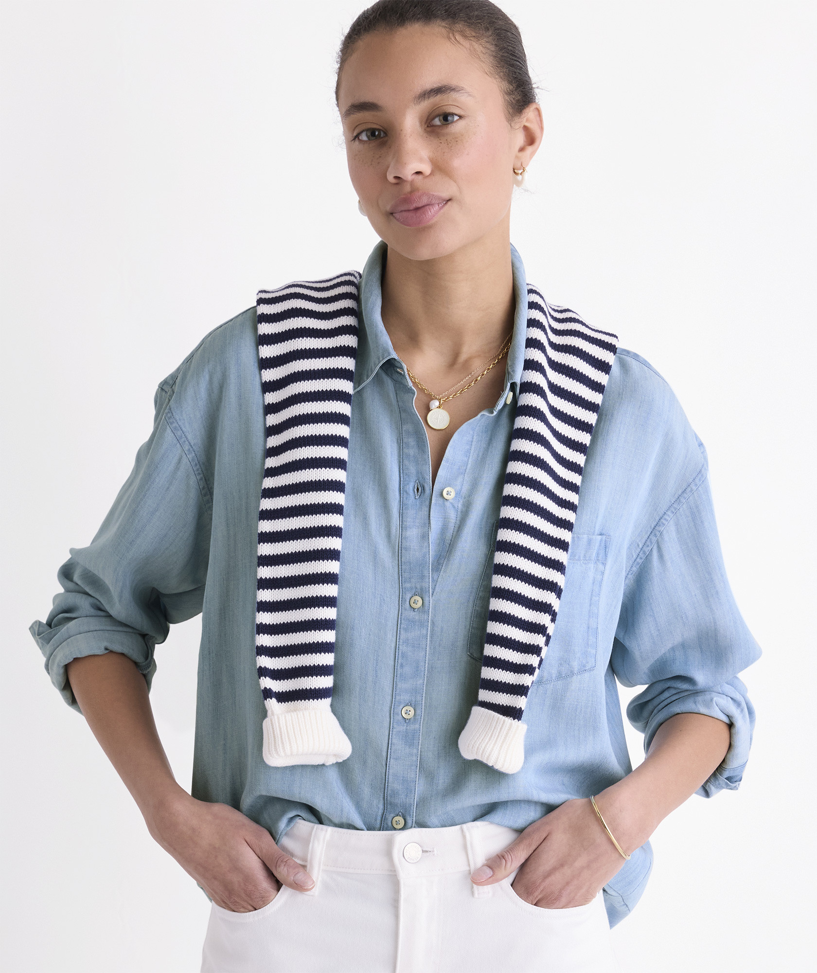 Birdie Chambray Button-Down | vineyard vines