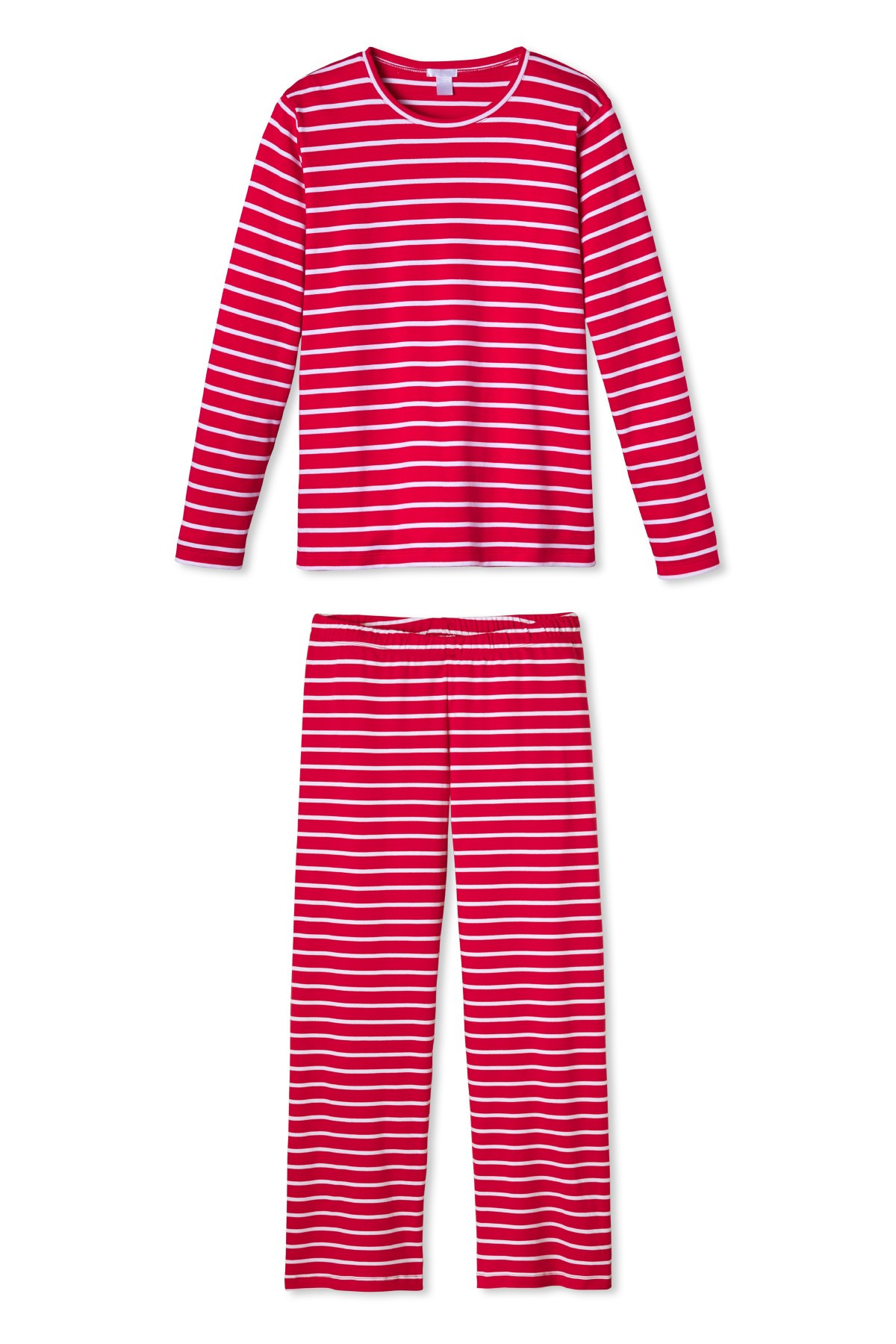 Pima Weekend Set in Cherry | LAKE Pajamas