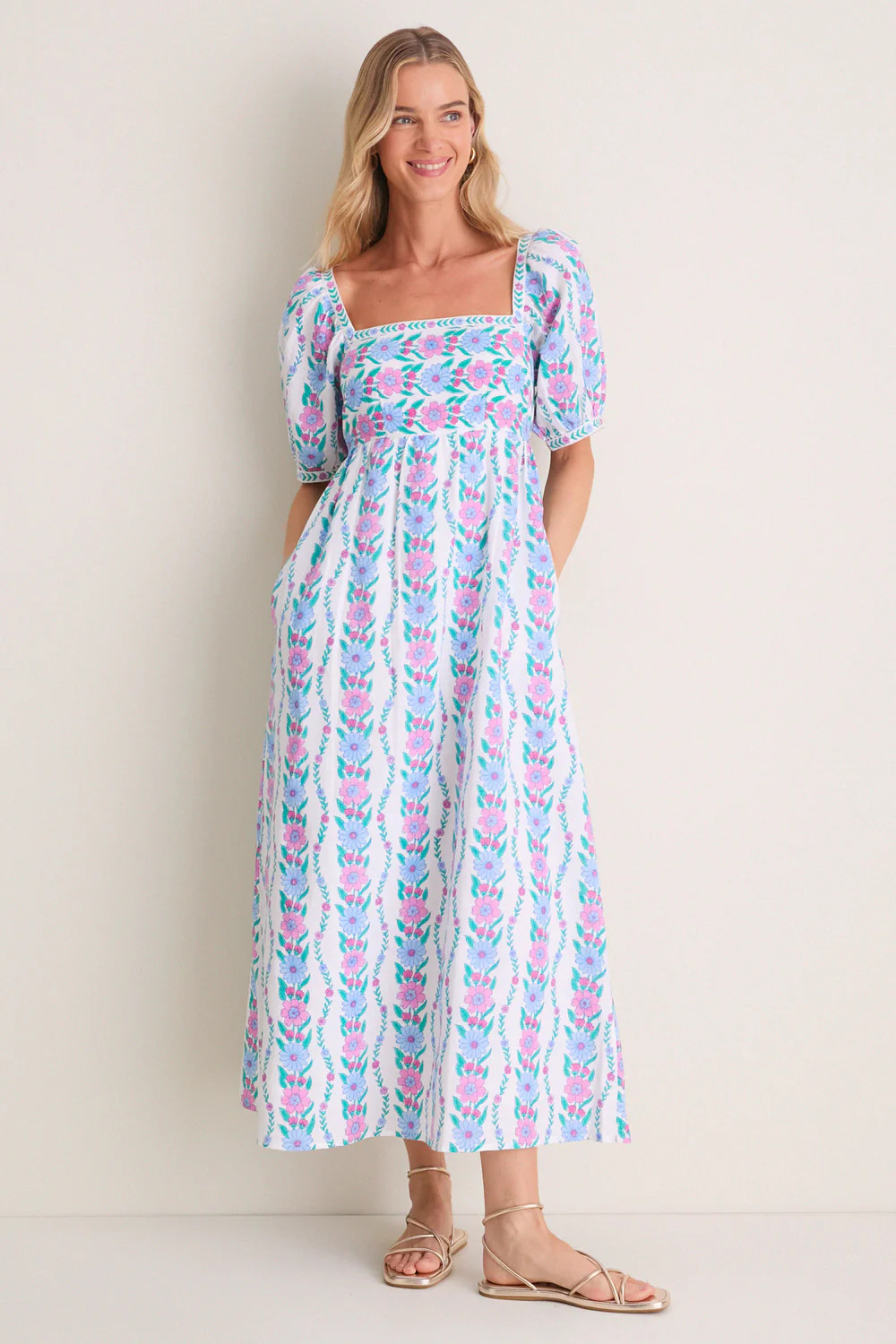 Orchid Border Elizabeth Dress | Tuckernuck (US)
