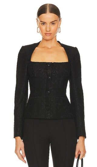 Samira Blazer Top in Black | Revolve Clothing (Global)