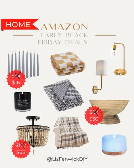 Amazon Black Friday deals for home! Home decor including throw blankets, candles, lights

#LTKhome #LTKCyberweek #LTKsalealert