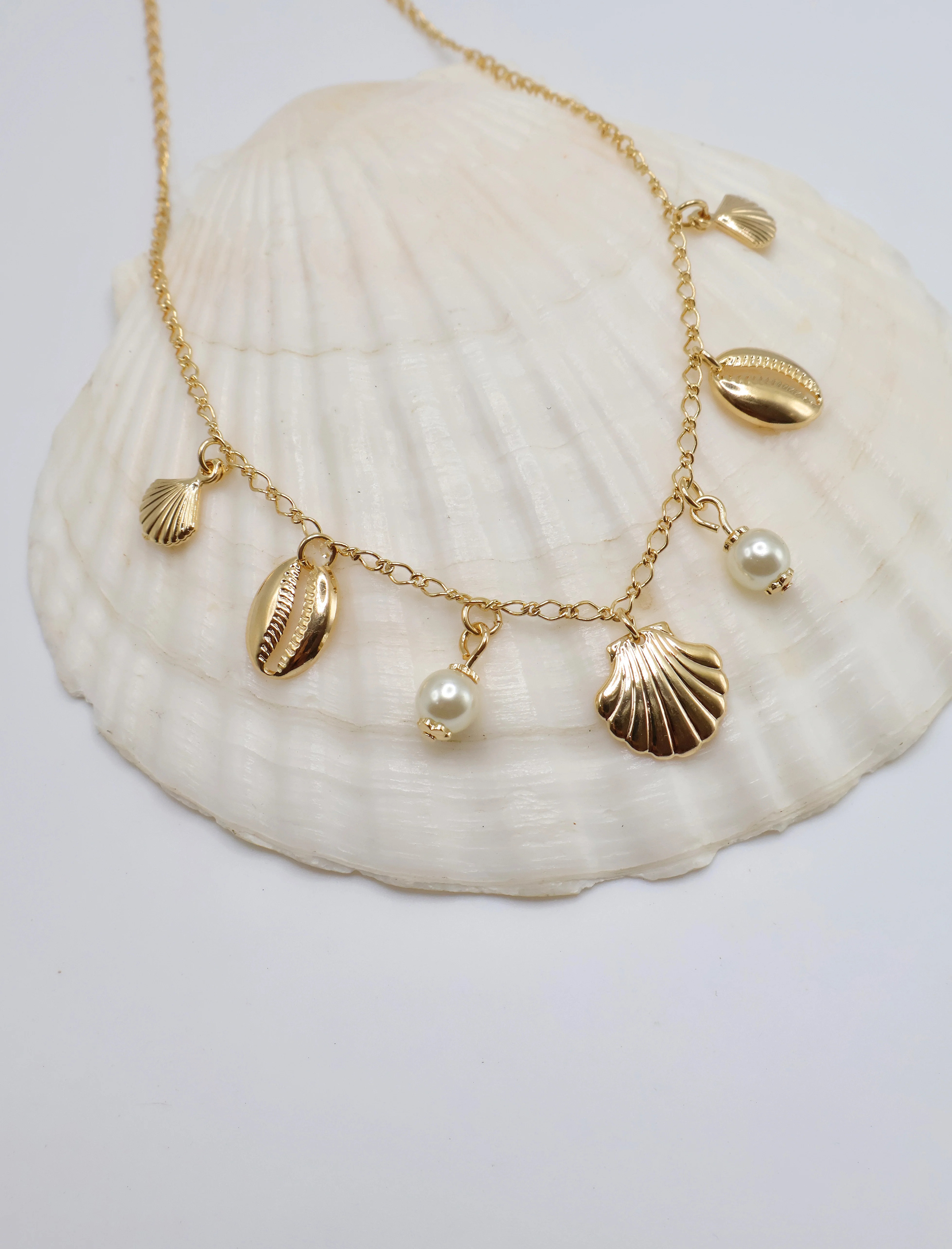 Coastal Charm Necklace | Gold Jewelry by Apelila | Apelila Jewelry