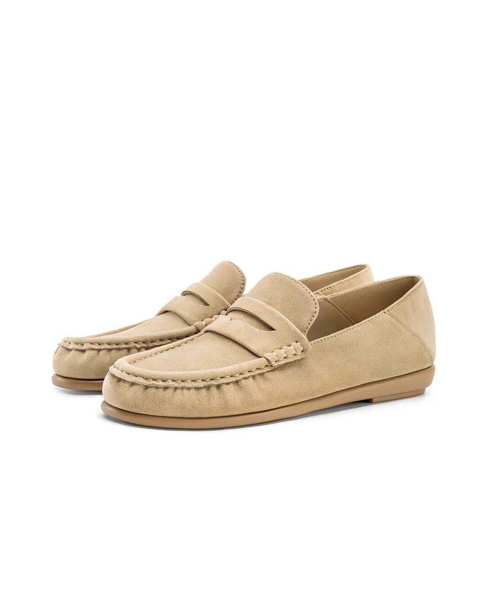 Eleva | Comfortable casual loafers (Suede) | Fitory Footwear US