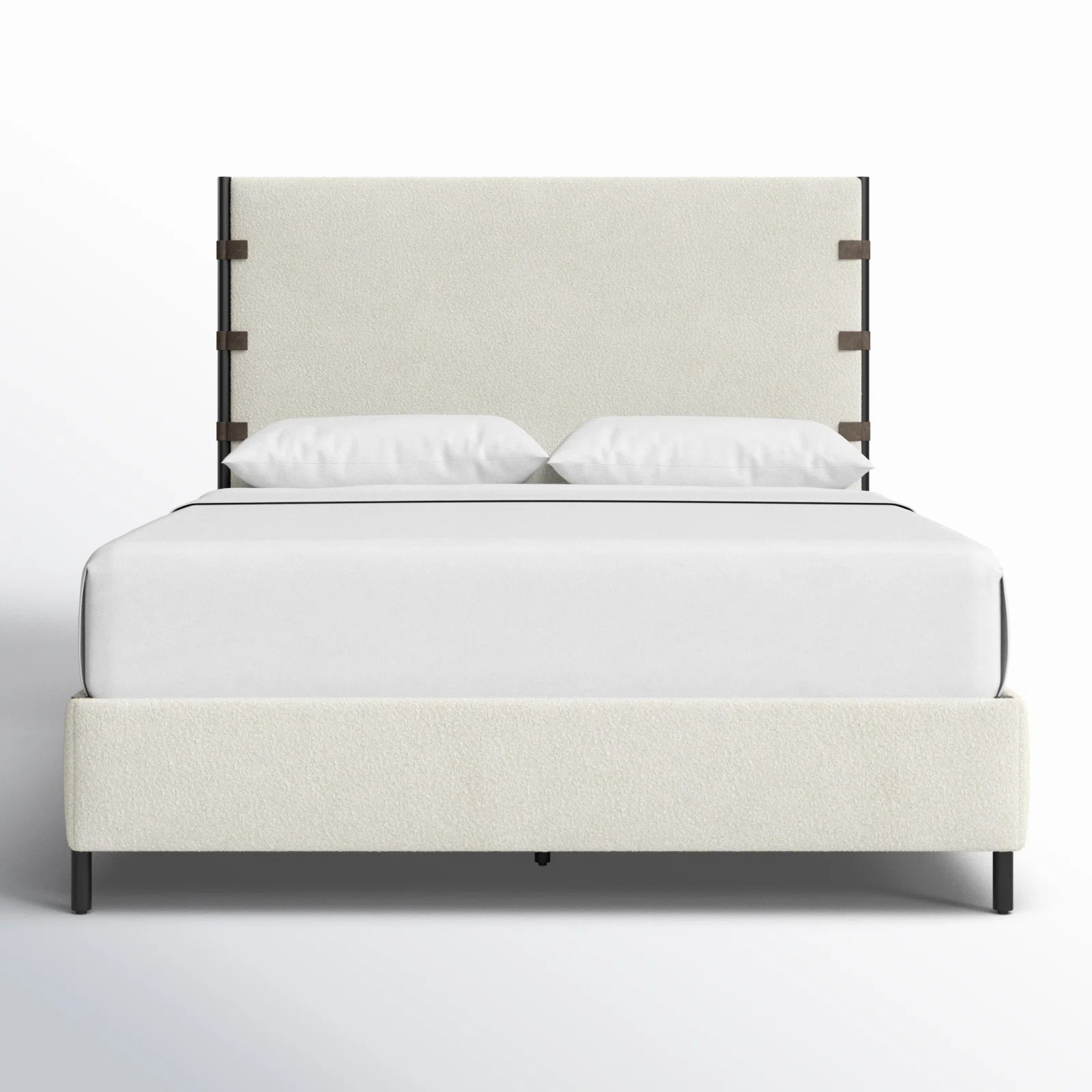 Amadeo Upholstered Metal Bed | AllModern