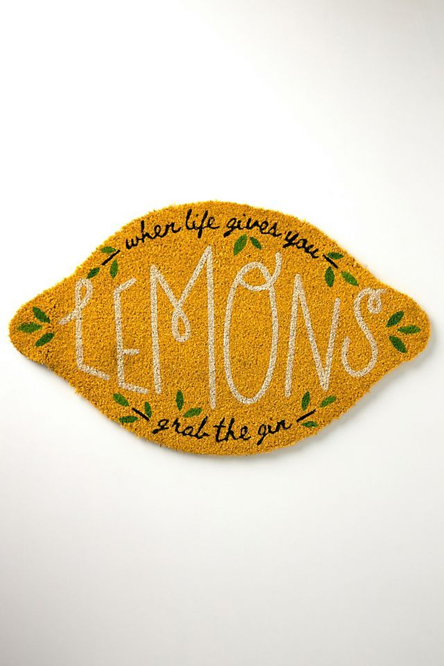 When Life Gives You Lemons Doormat | Anthropologie (US)
