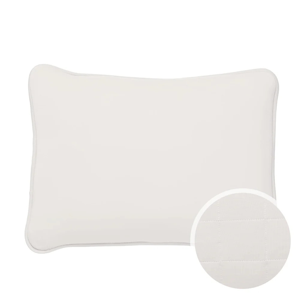 Standard Quilted Pillowcase in Oat | Kyte Baby