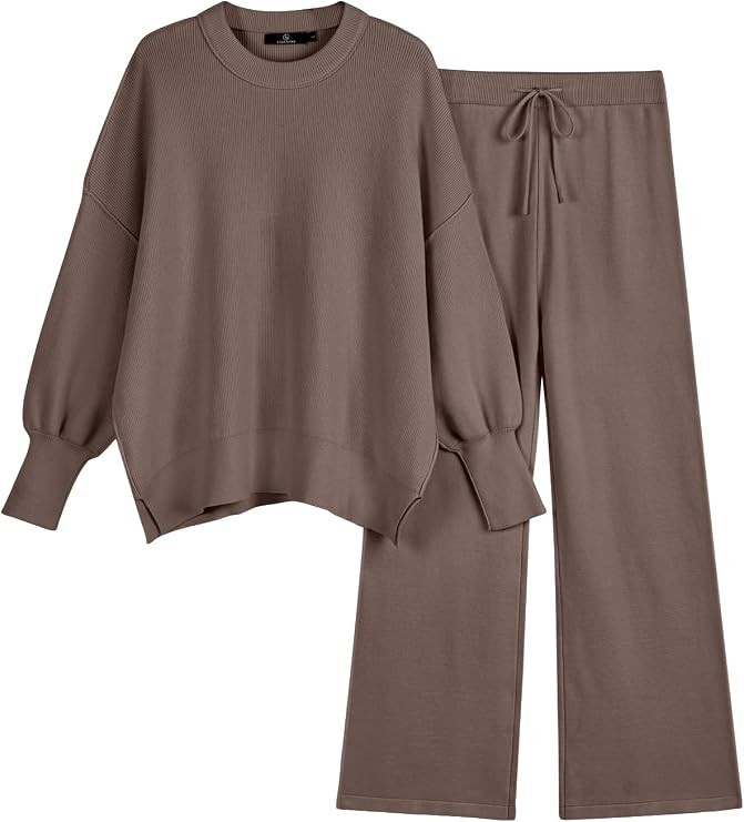 LILLUSORY Women 2 Piece Matching Lounge Sweater Sets 2026 Fall Outfit | Amazon (US)