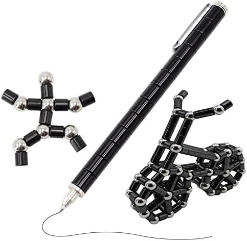 TTzycc Magnetic Pen,Decompression Magnet Metal Pen,Fidget Pen with 13 Magnetic Rings,Creative Toy... | Amazon (US)