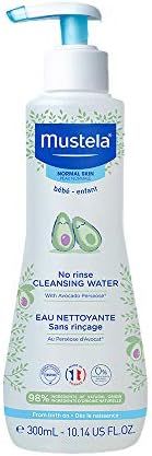 Mustela Baby Cleansing Water - No-Rinse Micellar Water - with Natural Avocado & Aloe Vera - for B... | Amazon (US)