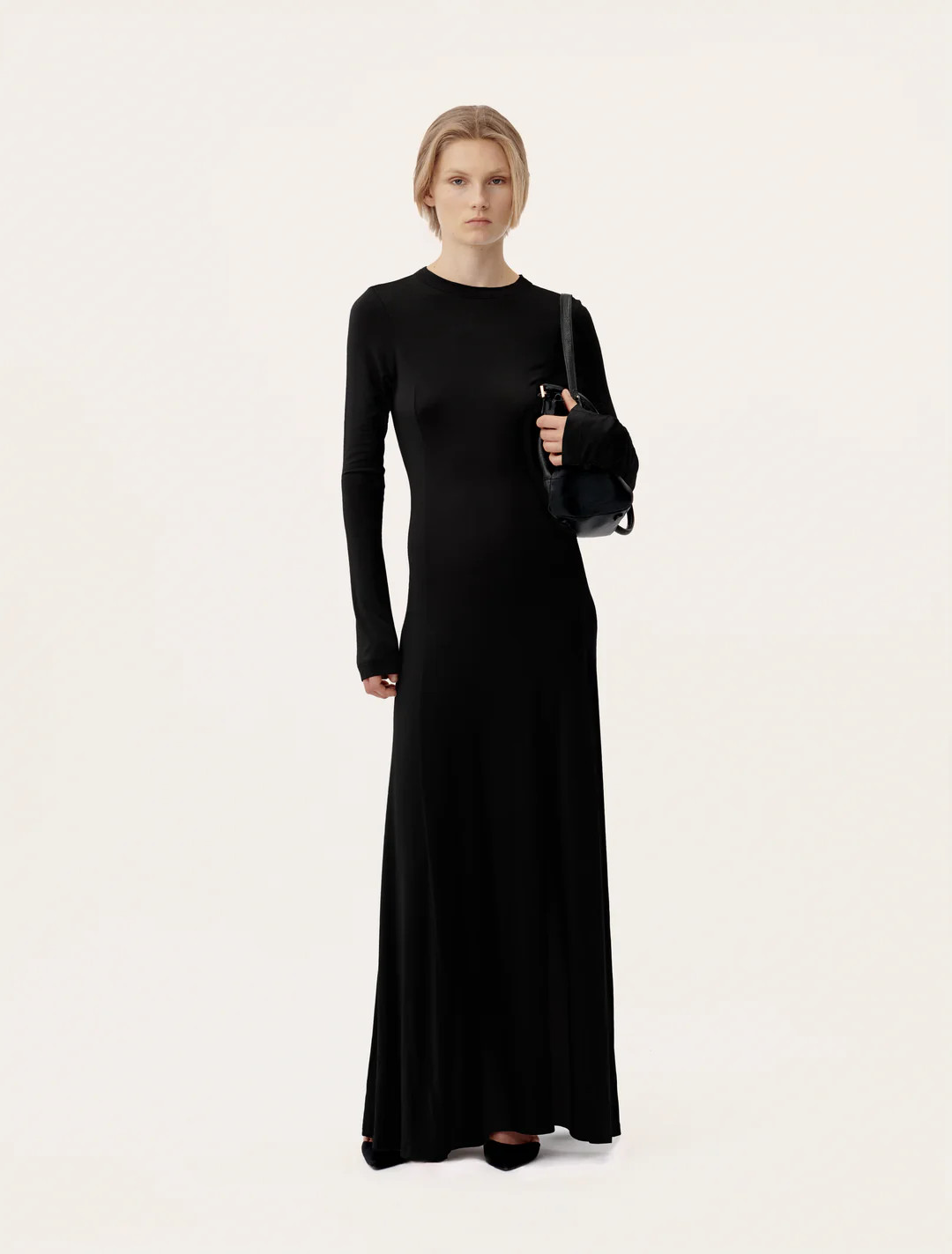 Anteros Dress in Black | NinetyPercent