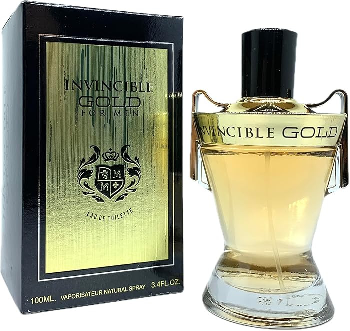 Invincible Gold Men's Cologne 3.4 Fl. Oz. Eau de Toilette Spray | Amazon (US)