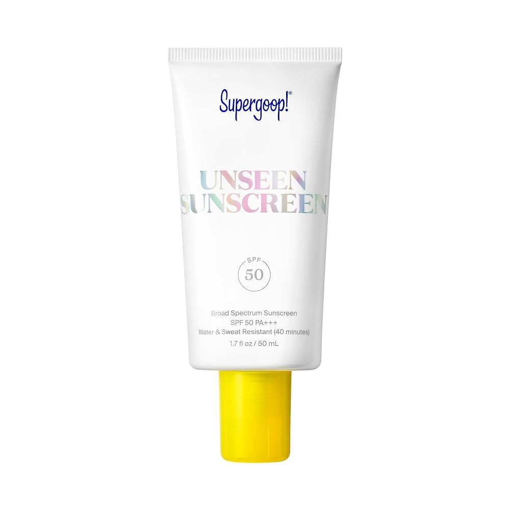 Supergoop! Unseen Sunscreen SPF 50 Invisible Sun Protection for Face - Broad Spectrum Face Sunscr... | Amazon (US)