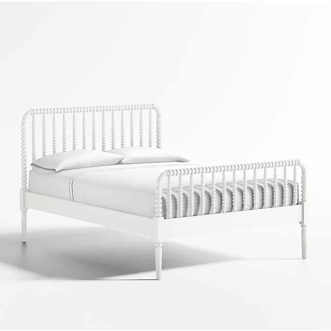 Jenny Lind White Wood Full Bed + Reviews | Crate & Kids | Crate & Barrel