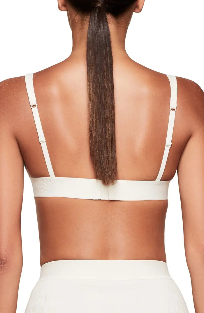 SKIMS Cotton Plunge Bralette | Nordstrom | Nordstrom