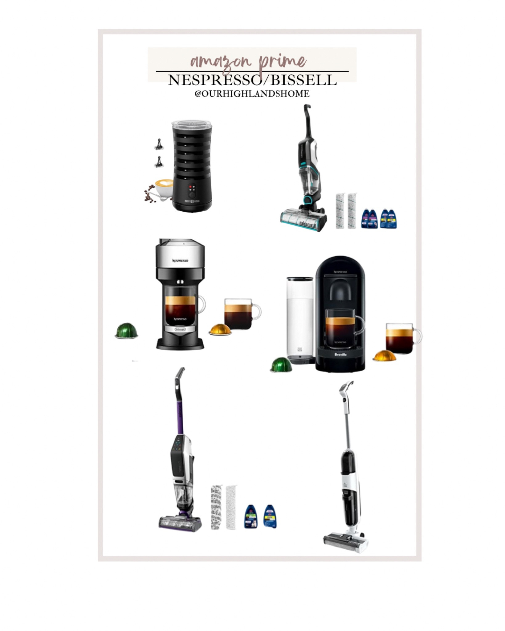 amazon prime day deals nespresso machine and bissell crosswave 

#LTKsalealert #LTKhome #LTKfamily