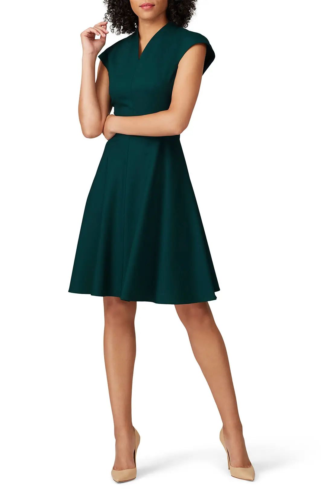 M.M.LaFleur Green Ruth Dress | Rent The Runway