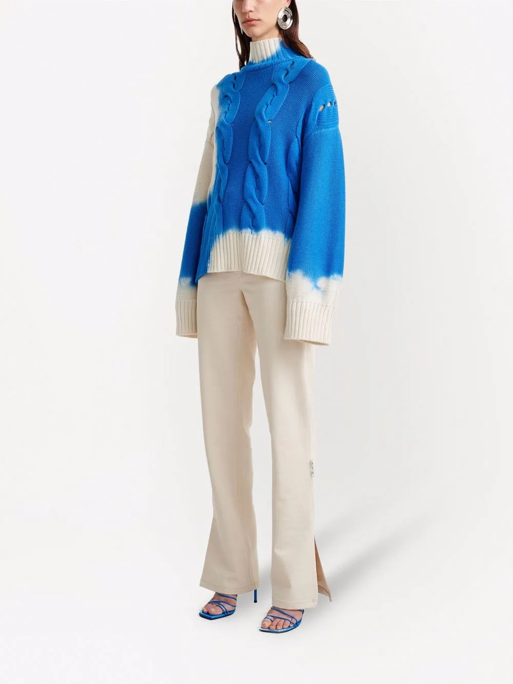 tie-dye cable-knit jumper | Farfetch (RoW)