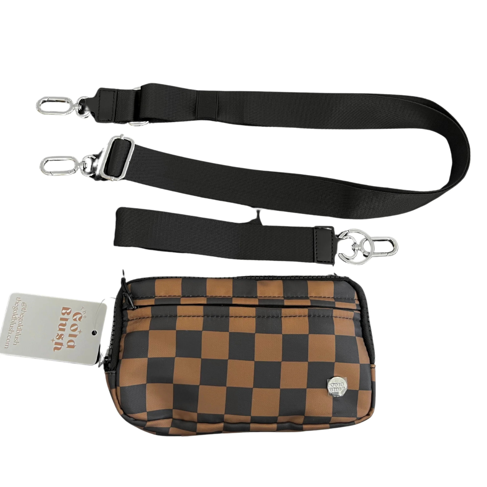 Gold Blush\u00ae DualMode 2 in 1 Wallet RFID Protected\u2013 Nylon Wristlet & Cr | The Gold Blush