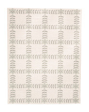 Made In Turkey 5x8 Indoor Outdoor Serena Floral Grid Area Rug | Global Home | Marshalls | Marshalls