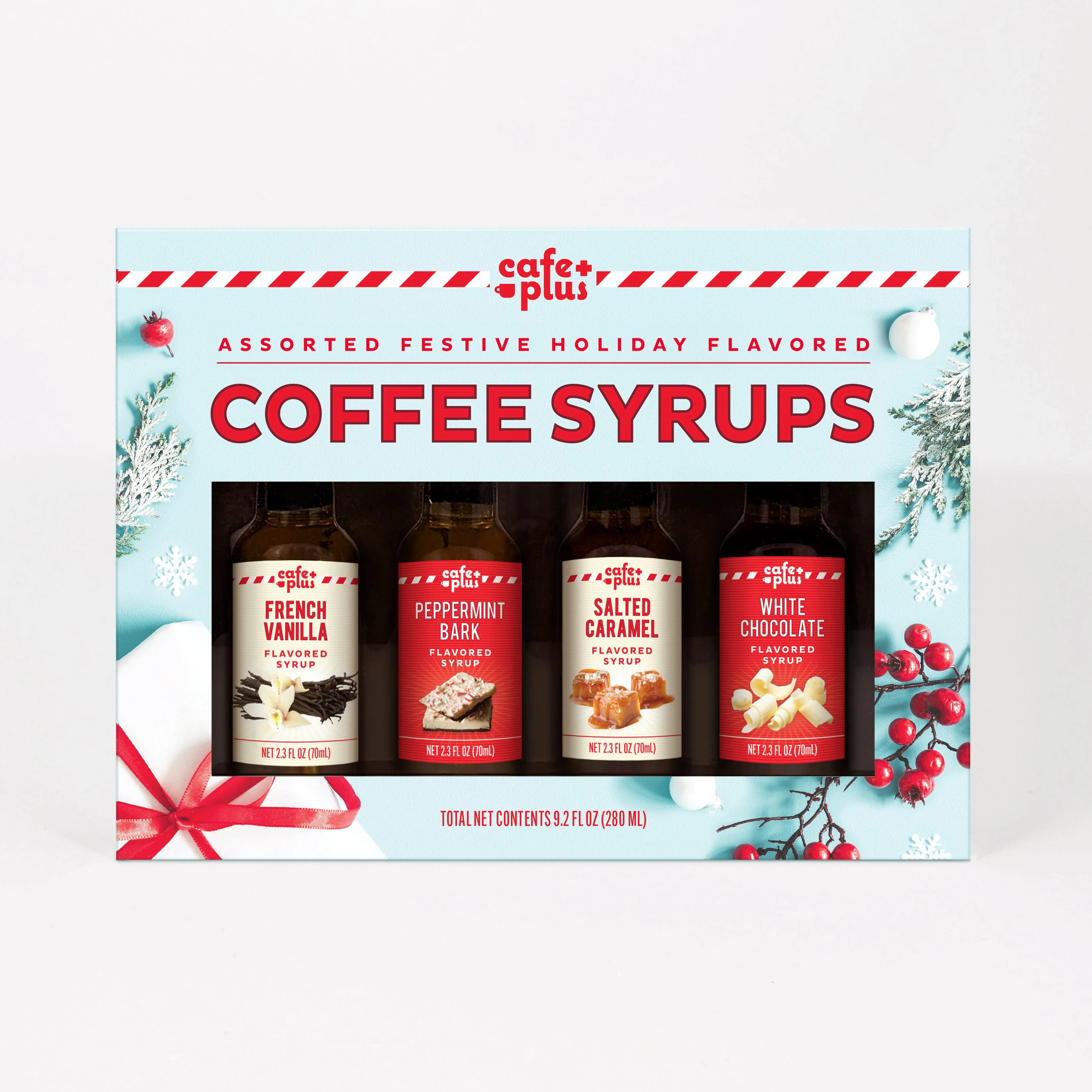 Cafe Plus Four Pack Coffee Syrup Sampler of Assorted Liquid Coffee Syrup Flavors by MSRF, Inc. | Walmart (US)