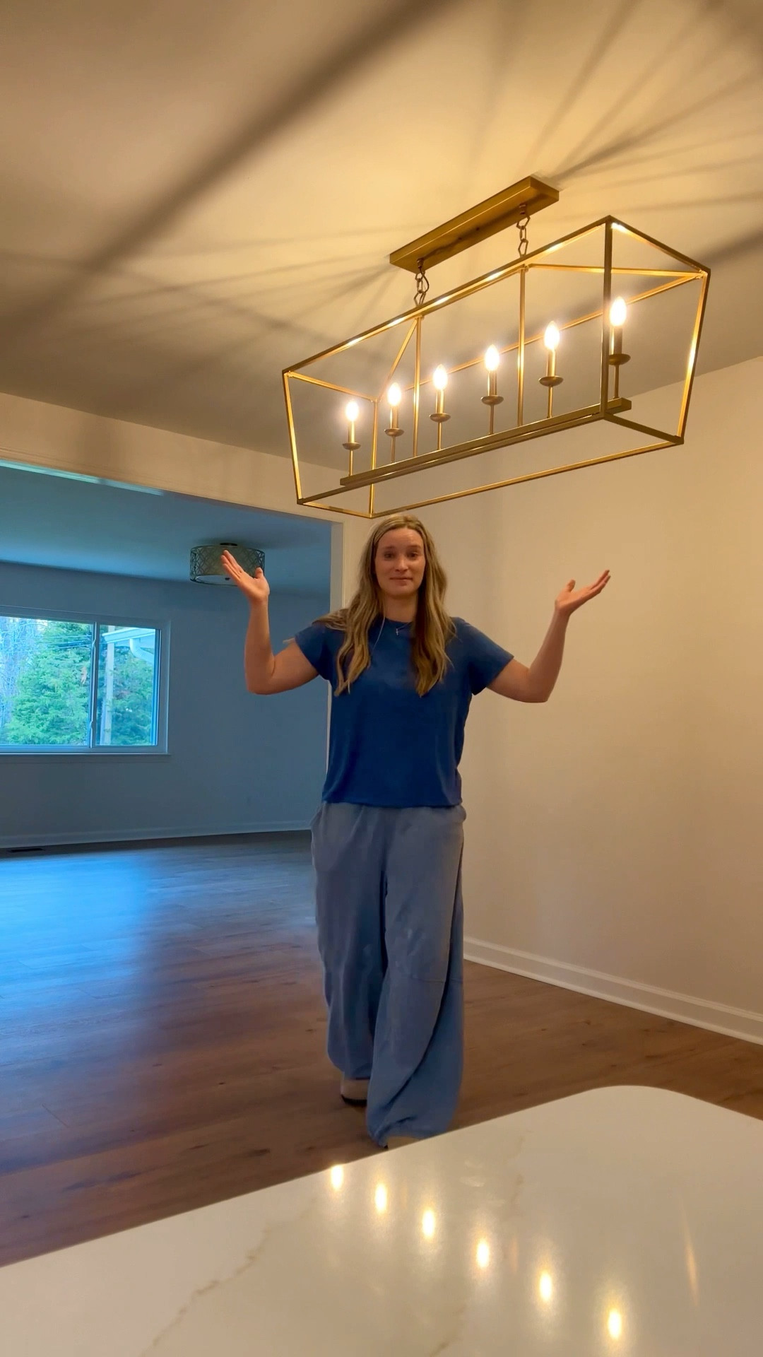 This Amazon light fixture blew me out of the water!! It was less than $200 and looks so expensive! I got the gold but it comes in other finishes as well! Beautiful for a dining room light fixture like I used it in our flip house  

#LTKSaleAlert #LTKHome