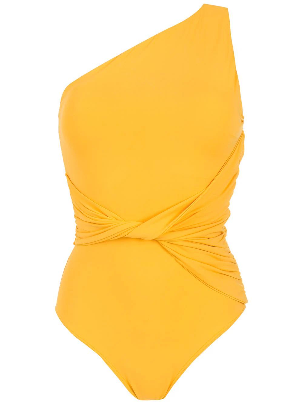 twist-detail one-shoulder swimsuit | Farfetch Global