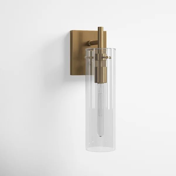 Gilbert 1 - Light Antique Brass Armed Sconce | Wayfair North America