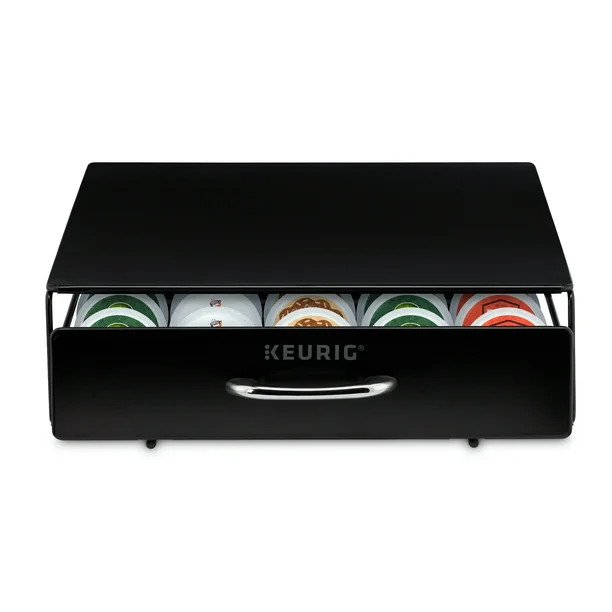 Keurig® 35ct K-Cup Pod Under Brewer Rolling Storage Drawer, K-Cup Pod Organizer Holds 35 Coffee ... | Walmart (US)
