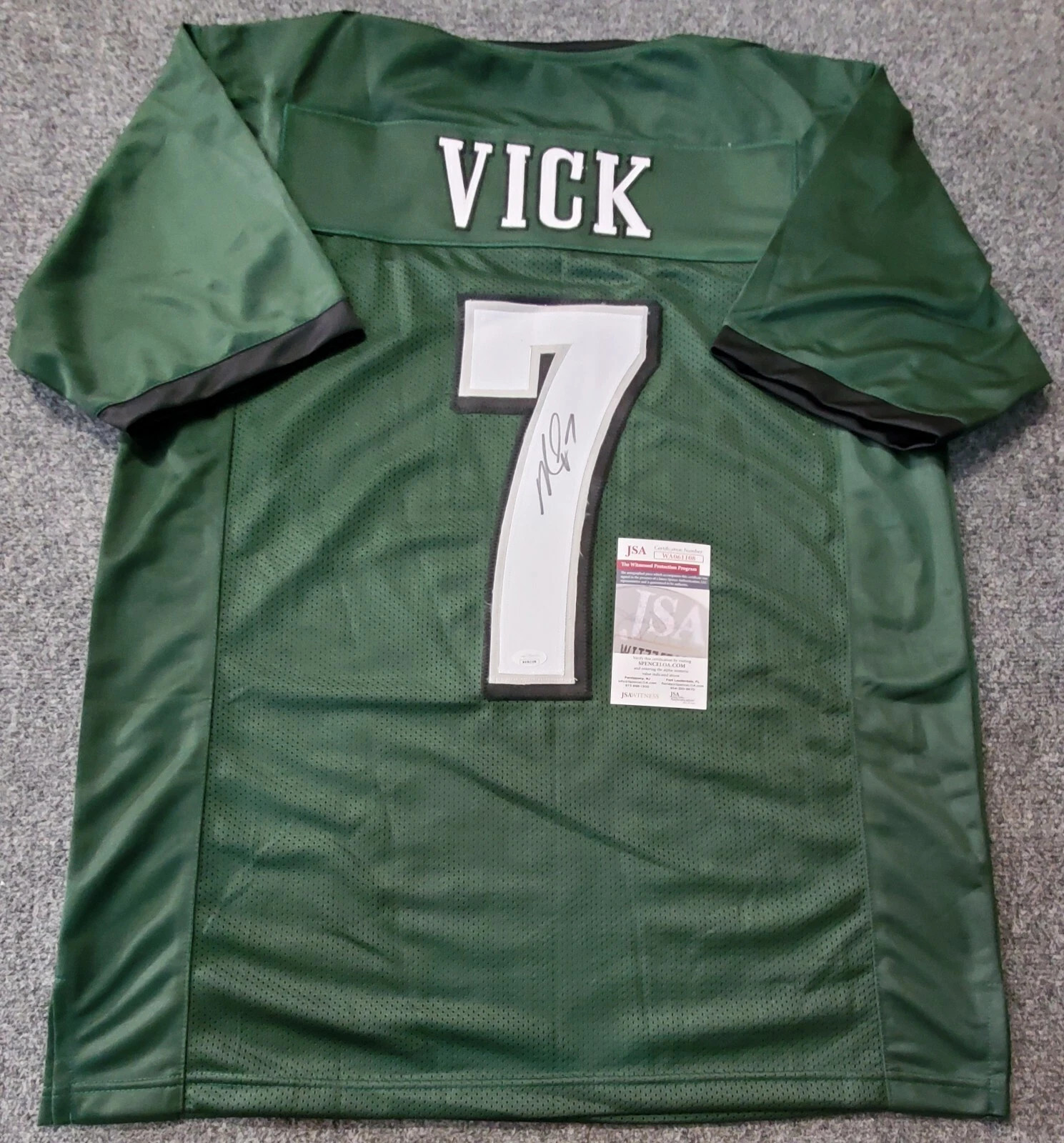 PHILADELPHIA EAGLES MICHAEL VICK AUTOGRAPHED SIGNED JERSEY JSA COA | eBay AU