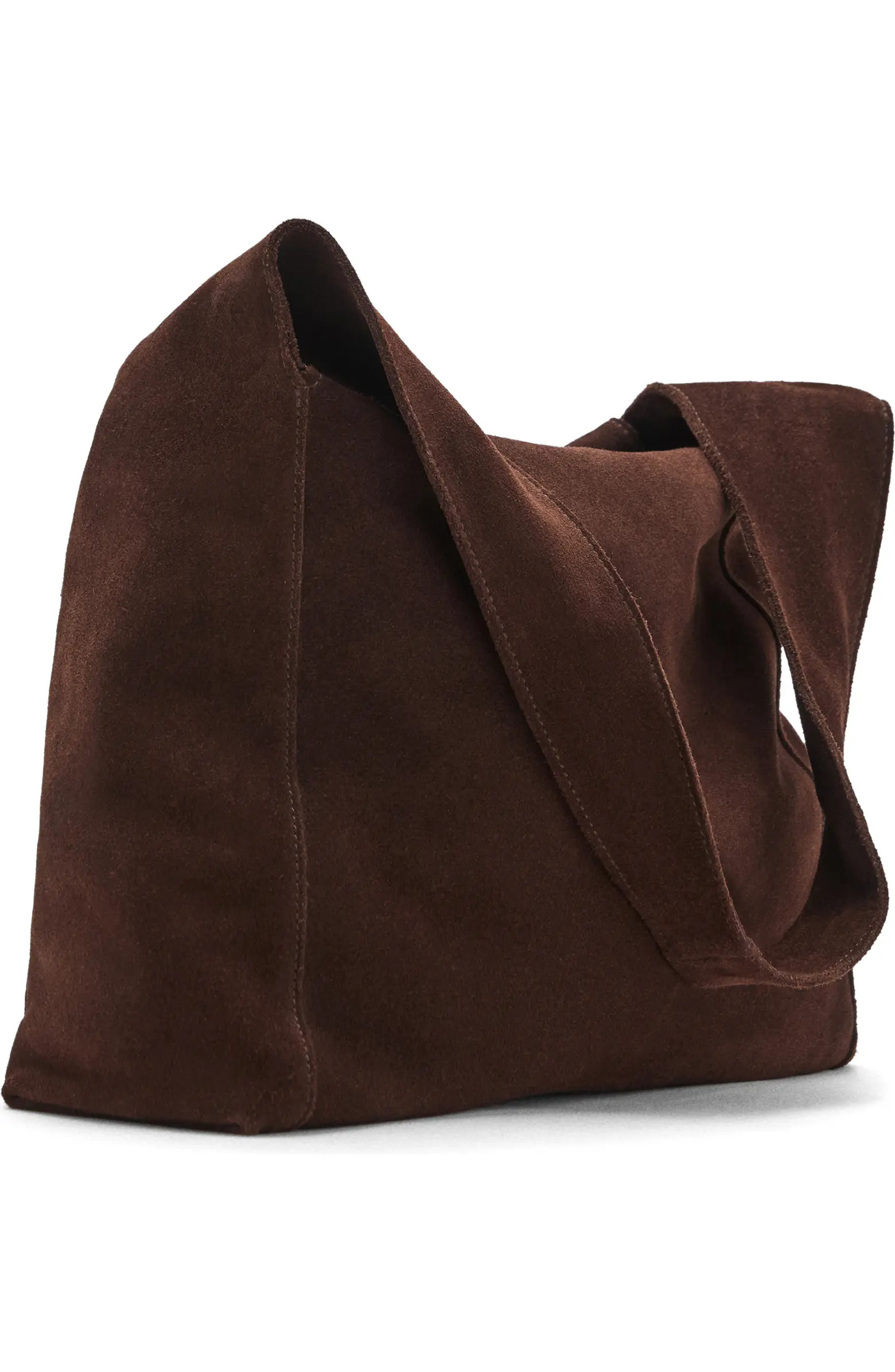 MANGO Suede Shoulder Bag | Nordstrom | Nordstrom
