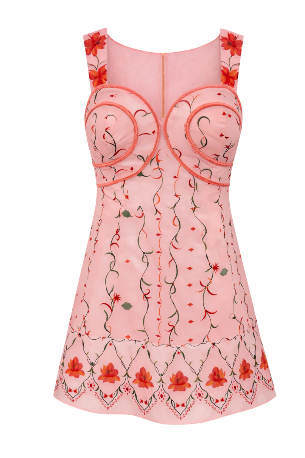 Callie Pink Petal Floral Mini Dress | Anna Cate Collection